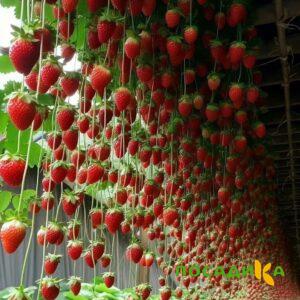 Клубника ампельная Анастасия купить по цене от 370р. в интернет-магазине «Посадика» с доставкой почтой в в Яровоее и по всей России – [изображение №1].