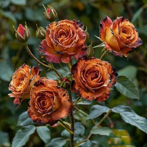 Роза плетистая Оранжевый Бриллиант купить по цене от 450р. в интернет-магазине «Посадика» с доставкой почтой в в Яровоее и по всей России – [изображение №1].